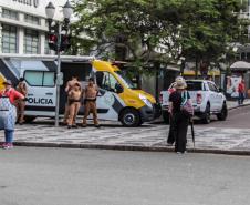 Curitiba, 01 de maio de 2018. Manifestações do Dia do Trabalho