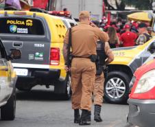 Curitiba, 01 de maio de 2018. Manifestações do Dia do Trabalho