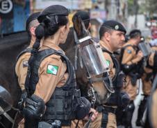 Curitiba, 01 de maio de 2018. Manifestações do Dia do Trabalho