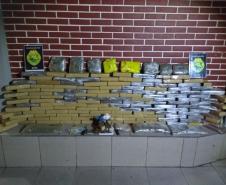 BOPE apreende mais de 170 kg de maconha em ocorrências distintas na Capital e RMC