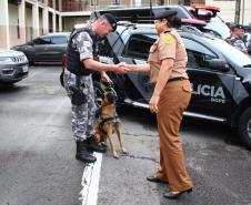 Curitiba, 07 de maio de 2018. Visita da Governadora e assinatura de Emenda No QG