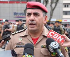 Curitiba, 11 de maio de 2018. Lançamento da Operação Tiradentes IIComandante do Corpo de Bombeiros Fabio Mariano de Oliveira