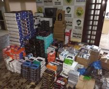 PM prende seis homens com produtos contrabandeados do Paraguai no Noroeste do estado

