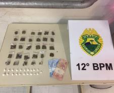 Na Capital, PM apreende drogas e arma de fogo durante o fim de semana