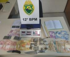 Na Capital, PM apreende drogas e arma de fogo durante o fim de semana