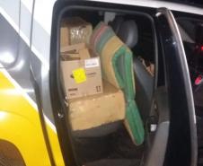 Policiais militares apreendem quase meia tonelada de maconha em Santa Helena (PR), no Oeste do estado