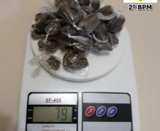 PM encaminha 15 pessoas e apreende drogas, arma e munições em diferentes ocorrências no Norte Pioneiro