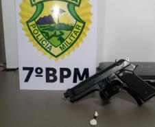 Policiais militares apreendem armas, drogas e prendem três homens no Noroeste do estado