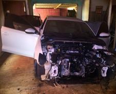 PM de Cianorte estoura desmanche de carros roubados e prende suspeito