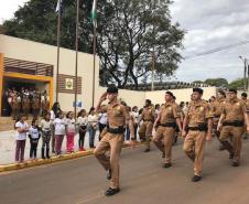 Solenidade comemora 50 anos do batalhão da PM de Cruzeiro do Oeste