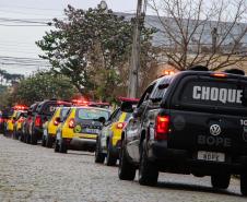 Curitiba, 03 de agosto de 2018. Operação Pagamento BOPE