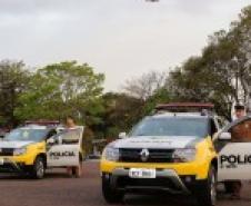 Novas viaturas são entregues à Polícia Militar em Cascavel (PR), no Oeste do estado