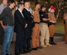 Novas viaturas são entregues à Polícia Militar em Cascavel (PR), no Oeste do estado