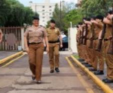 Novas viaturas são entregues à Polícia Militar em Cascavel (PR), no Oeste do estado
