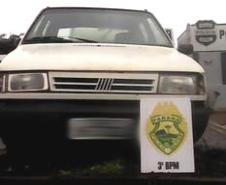 Três homens são encaminhados à delegacia e dois automóveis são recuperados no Sudoeste do Estado