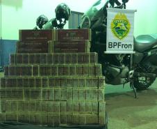 No Sudoeste do Estado, policiais militares apreendem contrabando e recuperam veículo