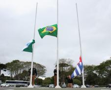 Durante evento, Polícia Militar comemora o Dia da Bandeira Nacional com tradicional queima de bandeiras inservíveis