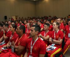 Atletas do Campeonato Brasileiro de Salvamento Aquático são recepcionados em Foz do Iguaçu