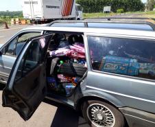 BPRv apreende R$ 10 mil em mercadorias contrabandeadas em Iporã (PR)