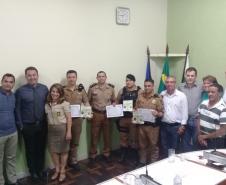 Projeto social “Polícia Mirim” é homenageado na Câmara Municipal de Siqueira Campos (PR), no Norte Pioneiro