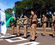 Cascavel, 12 de dezembro de 2018. Solenidade de Passagem de Comando do 5º CRPM