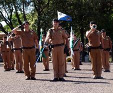 Cascavel, 12 de dezembro de 2018. Solenidade de Passagem de Comando do 5º CRPM