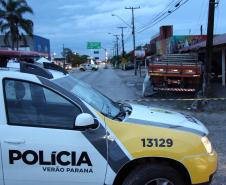 Matinhos, 23 de dezembro de 2018. Flagrante de Furto de Caminhão