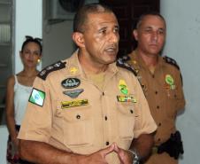 Matinhos, 07 de janeiro de 2019. Operação Verão Paraná 2018/2019 - Entrega de divisas 9 BPM