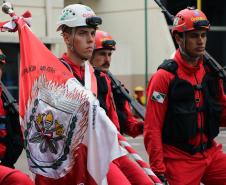 Curitiba, 21 de janeiro de 2019 - Passagem de comando corpo de bombeiros paraná