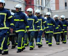 Curitiba, 21 de janeiro de 2019 - Passagem de comando corpo de bombeiros paraná