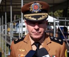 Colombo, 09 de julho de 2019. Passagem de Comando do 22º BPM. Foto: Ten.-Cel. QOPM Sérgio Augusto Ramos, Comandante substituído.