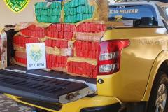 Quase 230 quilos de maconha são apreendidos pela PM em Cianorte (PR)