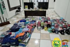 PM recupera diversos produtos roubados de uma empresa antes da vítima fazer a denúncia no Norte do estado