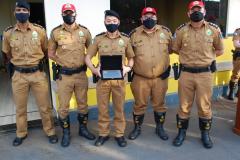 Batalhão Rodoviário homenageia oficial que comandou Companhia de Cascavel