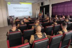 Nos Campos Gerais, Comandante-Geral fala com o efetivo e aproxima Corporação dos municípios