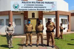 Comandante-Geral da PM visita unidade em Irati (PR)