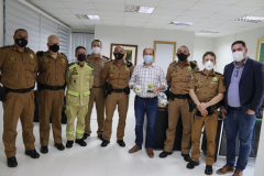 Comandante-Geral visita secretário da Administração e Previdência em Curitiba (PR)