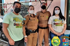PM participa de festa de dia das crianças em Antonina (PR)