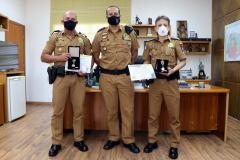 Alto-Comando da Polícia Militar recebe Medalha Sentinelas do Sudoeste