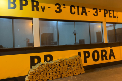 BPRv apreende mais de 250 quilos de maconha durante operação em Iporã (PR)