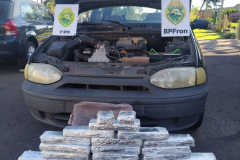 Mais de 30 quilos de maconha são apreendidos pela PM em Matelândia, no Oeste do estado