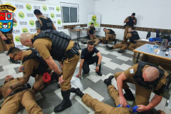 Policiais militares do Sudoeste do estado participam de instrução de atendimento pré-hospitalar