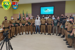 Policiais militares do 3º Batalhão da PM recebem Moção de Aplauso da Câmara Municipal