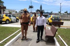 Polícia Militar recebe visita do Secretário da Segurança Pública no Litoral
