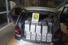 BPFron apreende bebidas, eletrônicos e cigarros contrabandeados no Oeste do estado