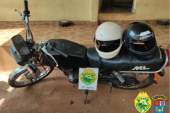 No Norte do estado, PM prende três homens logo após roubarem uma lotérica
