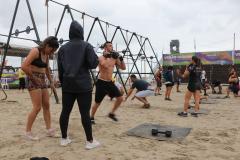 Desafio Cross Games estimula confraternização entre policiais militares e bombeiros nas areias de Caiobá
