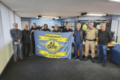 Veteranos do Batalhão de Controle de Tráfego visitam o BPTran após mais de 50 anos