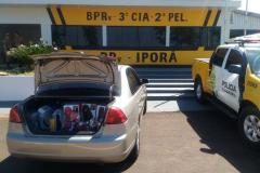 BPRv apreende mercadorias contrabandeadas avaliadas em 10 mil dólares no Noroeste do estado
