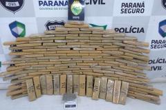 BOPE apreende mais de 130 quilos de maconha no Boqueirão, em Curitiba